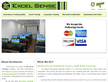 Tablet Screenshot of excelsense.com